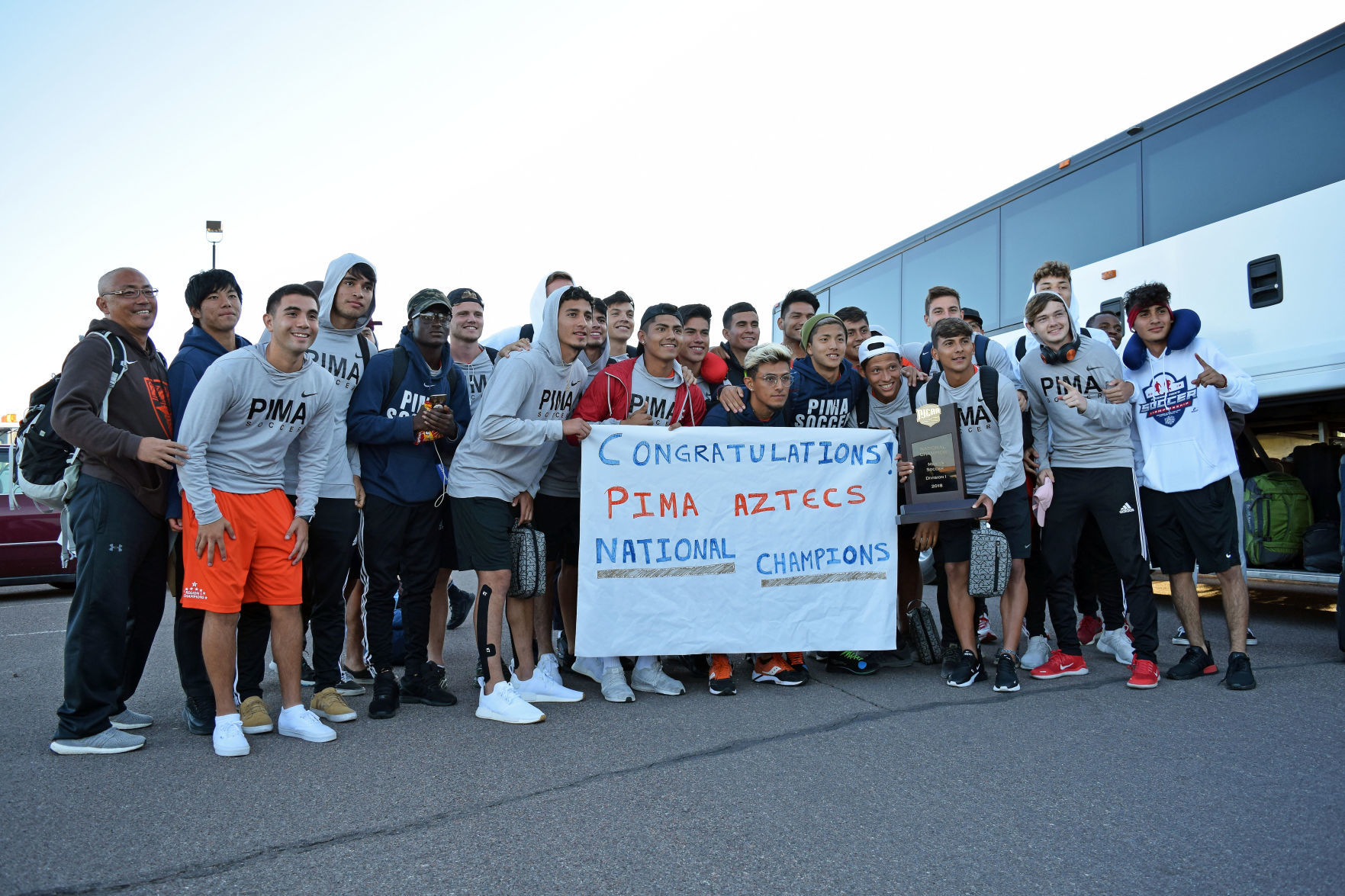 Pima Men's Soccer Welcome Home